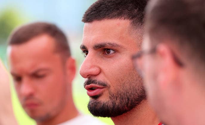 05.08.2026, Deutschland, Grassau, Fußball Bundesliga, Saison 2026 2027, Trainingslager VfB Stuttgart, Deniz Undav *** August 5, 2026, Germany, Grassau, Bundesliga, 2026–2027 season, VfB Stuttgart training camp, Deniz Undav