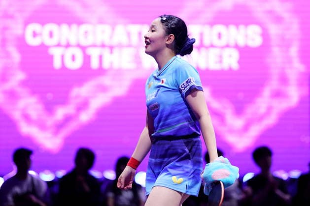 Miwa Harimoto (JPN), AUGUST 5, 2026 - Table tennis, Tischtennis : WTT Champions Yokohama 2026 Women s singles round of 32 at Yokohama BUNTAI, Kanagawa, Japan. Noxthirdxpartyxsales  aflo_340131830 NaokixNishimurax