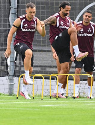 05.08.2026 - Fussball - 2. Fussball - Bundesliga - Saison 2026 2027 - 1. FC Nürnberg Nuernberg FCN ( Club ) - Training - Sportfoto Zink - xwoxzix - Julian Justvan (10, 1. FC Nürnberg FCN ) Adriano Grimaldi (39, 1. FC Nürnberg FCN ) *** August 5, 2026 Soccer 2 Bundesliga 2026–2027 Season 1 FC Nuremberg FCN Club Training Sports Photo Zink xwoxzix Julian Justvan 10, 1 FC Nuremberg FCN Adriano Grimaldi 39, 1 FC Nuremberg FCN