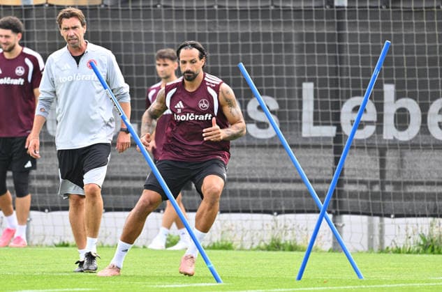 05.08.2026 - Fussball - 2. Fussball - Bundesliga - Saison 2026 2027 - 1. FC Nürnberg Nuernberg FCN ( Club ) - Training - Sportfoto Zink - xwoxzix - Johannes Hannes Wieber ( Head Of Performance 1. FC Nürnberg FCN ) Adriano Grimaldi (39, 1. FC Nürnberg FCN ) *** August 5, 2026 Soccer 2 Bundesliga 2026–2027 Season 1 FC Nuremberg Nuremberg FCN Club Training Sports Photo Zink xwoxzix Johannes Hannes Wieber Head of Performance 1 FC Nuremberg FCN Adriano Grimaldi 39, 1 FC Nuremberg FCN