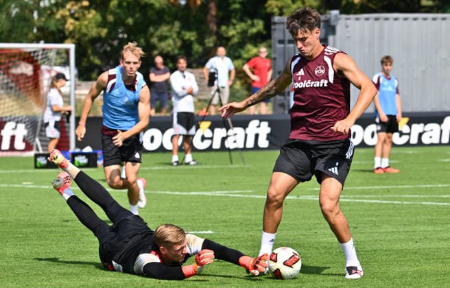 05.08.2026 - Fussball - 2. Fussball - Bundesliga - Saison 2026 2027 - 1. FC Nürnberg Nuernberg FCN ( Club ) - Training - Sportfoto Zink - xwoxzix - Jan Reichert (1, 1. FC Nürnberg FCN ) Javier Fernandez (8, 1. FC Nürnberg FCN ) *** August 5, 2026 Soccer 2 Bundesliga 2026–2027 Season 1 FC Nuremberg FCN Club Training Sports Photo Zink xwoxzix Jan Reichert 1, 1 FC Nuremberg FCN Javier Fernandez 8, 1 FC Nuremberg FCN