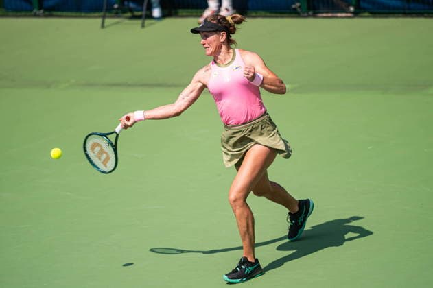 Warszawa 05.08.2026. Tennis. WTA, Tennis Damen 125 Warsaw T-Mobile Polish Open, day 4, Warsaw, Poland --- Tenis. Turniej WTA 125 Warsaw T-Mobile Polish Open, dzien 4, Warszawa Persons shown : Katarzyna Kawa Fot. Kai Taller Arena Akcji NEWSPIX.PL --- newspix.pl POLAND OUT! 
