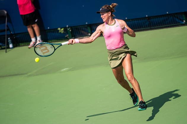 Warszawa 05.08.2026. Tennis. WTA, Tennis Damen 125 Warsaw T-Mobile Polish Open, day 4, Warsaw, Poland --- Tenis. Turniej WTA 125 Warsaw T-Mobile Polish Open, dzien 4, Warszawa Persons shown : Katarzyna Kawa Fot. Kai Taller Arena Akcji NEWSPIX.PL --- newspix.pl POLAND OUT! 