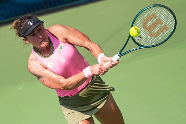 Warszawa 05.08.2026. Tennis. WTA, Tennis Damen 125 Warsaw T-Mobile Polish Open, day 4, Warsaw, Poland --- Tenis. Turniej WTA 125 Warsaw T-Mobile Polish Open, dzien 4, Warszawa Persons shown : Katarzyna Kawa Fot. Kai Taller Arena Akcji NEWSPIX.PL --- newspix.pl POLAND OUT! 