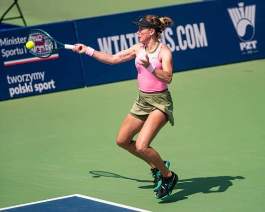 Warszawa 05.08.2026. Tennis. WTA, Tennis Damen 125 Warsaw T-Mobile Polish Open, day 4, Warsaw, Poland --- Tenis. Turniej WTA 125 Warsaw T-Mobile Polish Open, dzien 4, Warszawa Persons shown : Katarzyna Kawa Fot. Kai Taller Arena Akcji NEWSPIX.PL --- newspix.pl POLAND OUT! 
