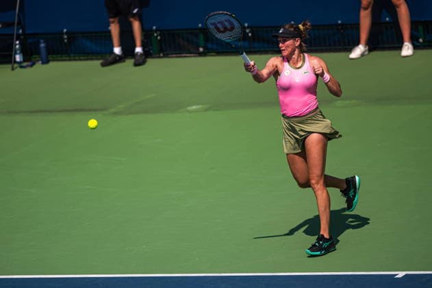Warszawa 05.08.2026. Tennis. WTA, Tennis Damen 125 Warsaw T-Mobile Polish Open, day 4, Warsaw, Poland --- Tenis. Turniej WTA 125 Warsaw T-Mobile Polish Open, dzien 4, Warszawa Persons shown : Katarzyna Kawa Fot. Kai Taller Arena Akcji NEWSPIX.PL --- newspix.pl POLAND OUT! 