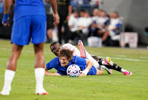 HONGKONG-SOCCER FOOTBALL-FEST Jeremie Boga of Juventus during a match of Chelsea Football Club and Juventus at Kai Tan Stadium during the Hong Kong Football Festival 2026 in Hong Kong, August 5, 2026. NEXPHER Vernon Yuen HONG KONG