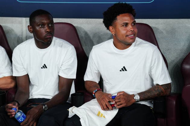 RECORD DATE NOT STATED Hong Kong Football Festival 2026 - Chelsea F.C. VS Juventus Weston McKennie(Right) of Juventus during a match of Chelsea Football Club and Juventus at Kai Tan Stadium during the Hong Kong Football Festival 2026 on August 5, 2026 in Hong Kong. (Photo by Ellan Mad Nexpher Images) Hong Kong