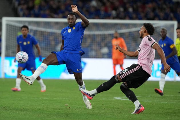 RECORD DATE NOT STATED Hong Kong Football Festival 2026 - Chelsea F.C. VS Juventus Danny Welbeck of Chelsea F.C. and Lloyd Kelly of Juventus during a match of Chelsea Football Club and Juventus at Kai Tan Stadium during the Hong Kong Football Festival 2026 on August 5, 2026 in Hong Kong. (Photo by Ellan Mad Nexpher Images) Hong Kong