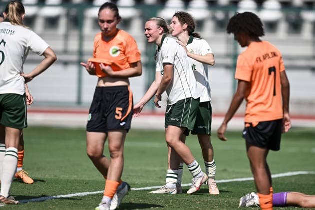 260805 Mari Nyhagen Rosendal of Hammarby celebrates after scoring 0-1 during the UEFA Women s Champions League qualifying match between Hammarby and Apolonia on August 5, 2026 in Biella. Photo: Daniele Buffa BILDBYRAN COP 18 XY0120 fotboll football soccer fotball uefa womens champions league hammarby apolonia dam bbeng kval jubel *** August 5, 2026: Mari Nyhagen Rosendal of Hammarby celebrates after scoring the 0-1 goal during the UEFA Women’s Champions League qualifying match between Hammarby and Apolonia on August 5, 2026 in Biella. Photo by Daniele Buffa, BILDBYRAN COP 18 XY0120 soccer football UEFA Women’s Champions League Hammarby Apolonia women’s BBENG qualifiers celebration  Copyright: DanielexBuffa BB260805BB244