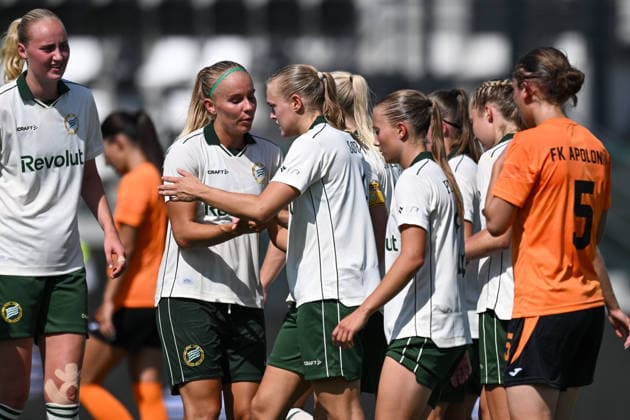 260805 Elin Sorum of Hammarby celebrates after scoring 0-2 during the UEFA Women s Champions League qualifying match between Hammarby and Apolonia on August 5, 2026 in Biella. Photo: Daniele Buffa BILDBYRAN COP 18 XY0120 fotboll football soccer fotball uefa womens champions league hammarby apolonia dam bbeng kval jubel *** August 5, 2026: Elin Sorum of Hammarby celebrates after scoring the 0-2 goal during the UEFA Women’s Champions League qualifying match between Hammarby and Apolonia on August 5, 2026 in Biella. Photo by Daniele Buffa, BILDBYRAN COP 18 XY0120. soccer, football, UEFA Women’s Champions League, Hammarby, Apolonia, women’s, BBENG, qualifiers, celebration  Copyright: DanielexBuffa BB260805BB249