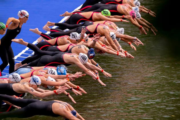 France, Paris, Centre Aquatique Olympique Metropole du Grand Paris, 05.08.2026, European Aquatics Championships Artistic Swimming, Day 6, 5km Womans Open Water, Julia Ackermann of Germany, Photo by Eibner Pressefoto Tino Henschel European Aquatics Championships Artistic Swimming, Day 6, 5km Womans Open Water Paris *** France, Paris, Centre Aquatique Olympique Metropole du Grand Paris, August 5, 2026, European Aquatics Championships – Artistic Swimming, Day 6, Women’s 5 km Open Water, Julia Ackermann of Germany, Photo by Eibner Pressefoto Tino Henschel European Aquatics Championships – Artistic Swimming, Day 6, Women’s 5 km Open Water, Paris Copyright: xEibnerxPressefotox