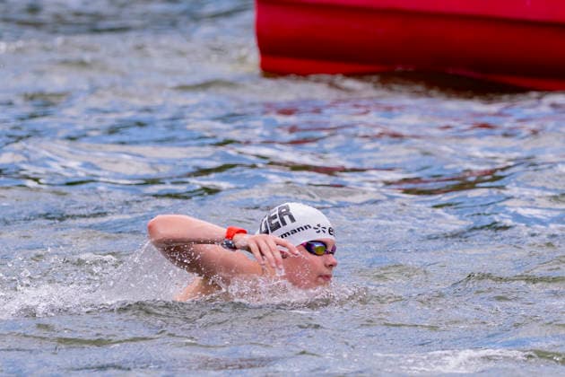 France, Paris, Centre Aquatique Olympique Metropole du Grand Paris, 05.08.2026, European Aquatics Championships Artistic Swimming, Day 6, 5km Womans Open Water, Julia Ackermann of Germany, Photo by Eibner Pressefoto Tino Henschel European Aquatics Championships Artistic Swimming, Day 6, 5km Womans Open Water Paris *** France, Paris, Centre Aquatique Olympique Metropole du Grand Paris, August 5, 2026, European Aquatics Championships – Artistic Swimming, Day 6, Women’s 5 km Open Water, Julia Ackermann of Germany, Photo by Eibner Pressefoto Tino Henschel European Aquatics Championships – Artistic Swimming, Day 6, Women’s 5 km Open Water, Paris Copyright: xEibnerxPressefotox