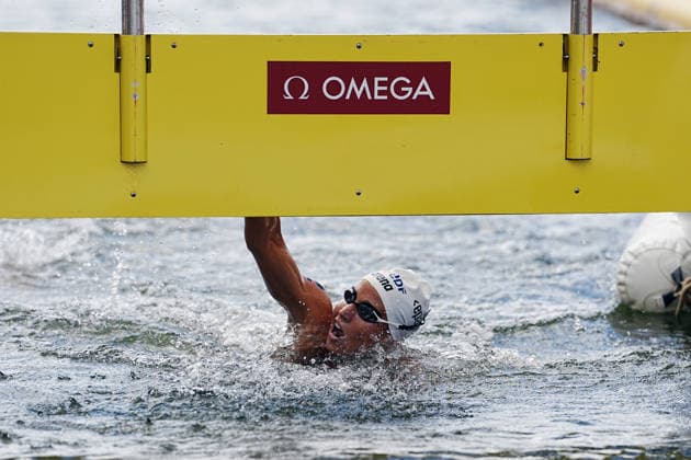 Open Water, Women s 5km, Ginevra TADDEUCCI from Italy, gold medal at the European Aquatics Championships Paris 2026, Paris, August 05, 2026 .  Copyright: xGianxMattiaxD Alberto LaPressex