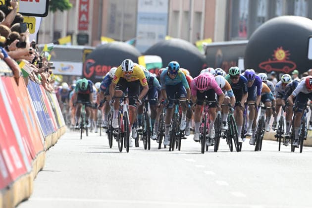 05-08-2026 Tour De Pologne; Tappa 03 Gorzow Wielkopolski - Zielona Gora; 2026, Lidl - Trek; 2026, Ef Education - Easypost; Milan, Jonathan; Hobbs, Alfred Bruce Noah; Zielona Gora; 