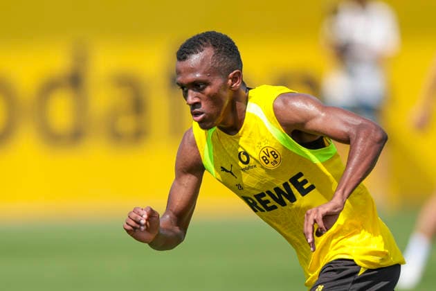 05.08.2026, Fussball, Training von Borussia Dortmund. Justin Lerma (Borussia Dortmund). Dortmund Trainingsgelände des BVB NRW Deutschland xRHR-FOTO DEx *** August 5, 2026, Soccer, Borussia Dortmund Training, Justin Lerma, Borussia Dortmund, BVB Training Facility, NRW, Germany, xRHR, PHOTO DEx Copyright: DennisxEwert RHR-FOTOx RHR-FOTO DE