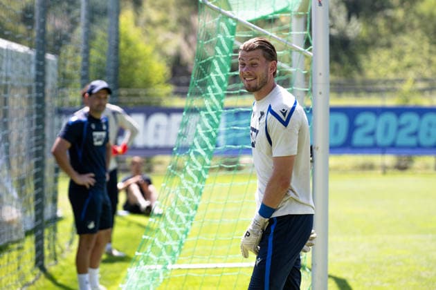 Luca Philipp, (TSG Hoffenheim, 37) gut gelaunt, TSG Hoffenheim, Fussball, Trainingslager, Saison Vorbereitung, Saison 2026 2027, GER, 05.08.2026, Eibner-Pressefoto Andreas Ulmer TSG Hoffenheim, Fussball, Trainingslager, Saison Vorbereitung, Saison 2026 2027, GER, 05.08.2026, *** Luca Philipp, TSG Hoffenheim, 37, in good spirits, TSG Hoffenheim, soccer, training camp, preseason, 2026–2027 season, GER, August 5, 2026, Eibner Press Photo by Andreas Ulmer, TSG Hoffenheim, soccer, training camp, preseason, 2026–2027 season, GER, August 5, 2026, Copyright: xEibner-Pressefoto AndreasxUlmerx EP_AUR