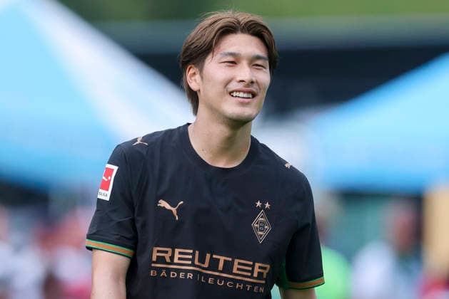 Daiki Hashioka (Borussia Moenchengladbach) lacht waehrend des Freundschaftsspiels zwischen dem FC Rottach-Egern und Borussia Moenchengladbach, Stadion Birkenmoos am 05. August 2026 in Rottach-Egern, Deutschland. (Foto von Marco Steinbrenner DeFodi Images) +++ Daiki Hashioka (Borussia Moenchengladbach) smiles during the Friendly match between FC Rottach-Egern and Borussia Moenchengladbach at Stadion Birkenmoos on August 5, 2026 in Rottach-Egern, Germany. (Photo by Marco Steinbrenner DeFodi Images) (Photo by Marco Steinbrenner DeFodi Images) - *** Daiki Hashioka of Borussia Mönchengladbach smiles during the friendly match between FC Rottach Egern and Borussia Mönchengladbach, Birkenmoos Stadium on August 5, 2026, in Rottach Egern, Germany. Photo by Marco Steinbrenner, DeFodi Images. Daiki Hashioka of Borussia Mönchengladbach smiles during the friendly match between FC Rottach Egern and Borussia Mönchengladbach at Birkenmoos Stadium on August 5, 2026 in Rottach Egern, Germany Photo by Marco Steinbrenner DeFodi Images Photo by Marco Steinbrenner DeFodi Images
