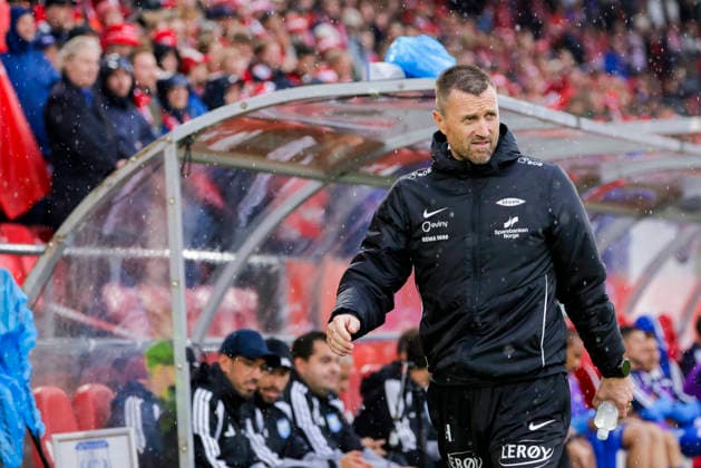 UEFA Conference Leauge 2026: Brann - Apollon Limassol Bergen 20260805. Branns trener Eirik Horneland for UEFA Conference Leauge-kampen i fotball mellom SK Brann og Apollon Limassol pa Brann stadion. Foto: Paul S. Amundsen NTB Bergen Norge EDITORIAL USE ONLY. RESTRICTED USE FOR BETTING COMPANIES Ref:_SPO8ERCfWZn6ko.jpg *** UEFA Conference League 2026 Brann Apollon Limassol Bergen 20260805 Brann coach Eirik Horneland ahead of the UEFA Conference League soccer match between SK Brann and Apollon Limassol at Brann Stadium. Photo: Paul S. Amundsen, NTB, Bergen, Norway. EDITORIGINAL USE ONLY; RESTRICTED USE FOR BETTING COMPANIES  Copyright: xPaulxS.xAmundsenx xNTBx