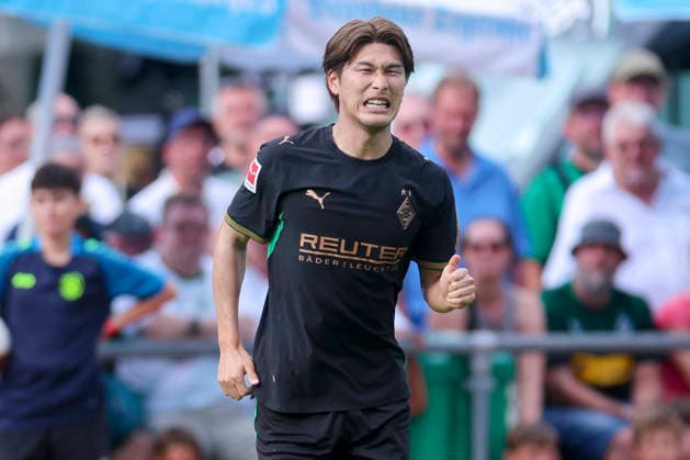 Daiki Hashioka (Borussia Moenchengladbach) schaut enttaeuscht waehrend des Freundschaftsspiels zwischen dem FC Rottach-Egern und Borussia Moenchengladbach, Stadion Birkenmoos am 05. August 2026 in Rottach-Egern, Deutschland. (Foto von Marco Steinbrenner DeFodi Images) +++ Daiki Hashioka (Borussia Moenchengladbach) looks dejected during the Friendly match between FC Rottach-Egern and Borussia Moenchengladbach at Stadion Birkenmoos on August 5, 2026 in Rottach-Egern, Germany. (Photo by Marco Steinbrenner DeFodi Images) (Photo by Marco Steinbrenner DeFodi Images) - *** Daiki Hashioka of Borussia Mönchengladbach looks disappointed during the friendly match between FC Rottach Egern and Borussia Mönchengladbach at Stadion Birkenmoos on August 5, 2026, in Rottach Egern, Germany Photo by Marco Steinbrenner DeFodi Images Daiki Hashioka of Borussia Mönchengladbach looks dejected during the friendly match between FC Rottach Egern and Borussia Mönchengladbach at Stadion Birkenmoos on August 5, 2026 in Rottach Egern, Germany Photo by Marco Steinbrenner, DeFodi Images Photo by Marco Steinbrenner, DeFodi Images