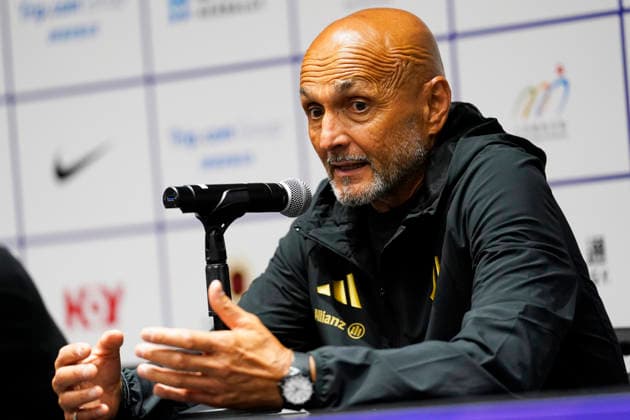 HONGKONG-SOCCER FOOTBALL-FEST Luciano Spalletti, a coach of Juventus meeting media at Kai Tan Stadium during the Hong Kong Football Festival 2026 in Hong Kong, August 5, 2026. NEXPHER Vernon Yuen HONG KONG