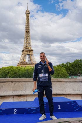 Open Water, Men s 5km, Gregorio PALTRINIERI from Italy, bronze, at the European Aquatics Championships Paris 2026, Paris, August 05, 2026 .  Copyright: xGianxMattiaxD Alberto LaPressex