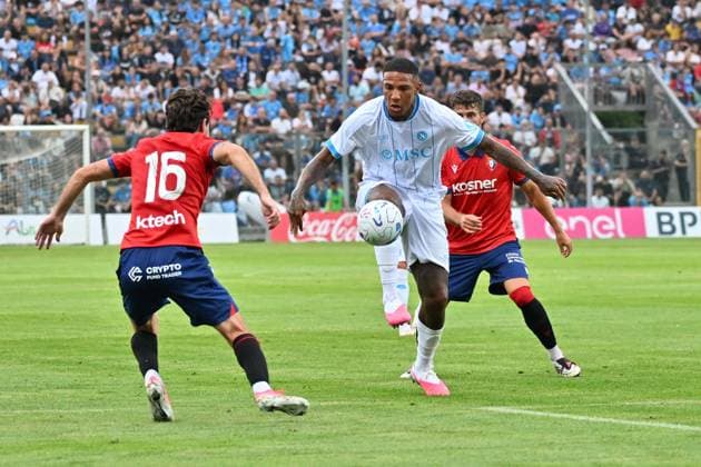 Foto IPP Felice De Martino Castel di Sangro (Aq) 05 08 2026 Calcio Partita Amichevole 2026 2027 Napoli - Osasuna Nella foto: Michael Folorunsho Italy Photo Press World Copyright Castel di Sangro italy Italia ITALY  Copyright: xR4924_italyphotopressx