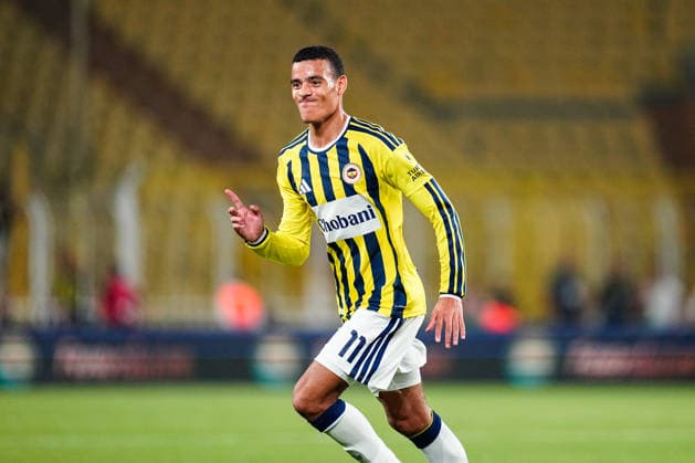 Fenerbahce SK v Sturm Graz - UEFA Champions League 2026 27 Third Qualifying Round First Leg Mason Greenwood of Fenerbahce celebrates his team s second goald during the UEFA Champions League 2026 27 third qualifying round first leg match between Fenerbahce SK and Sturm Graz at Fenerbahce Sükrü Saracoglu Spor Kompleksi on August 05, 2026 in Istanbul, Turkey. Istanbul Fenerbahce Sükrü Saracoglu Spor Kompleksi Istanbul Turkey Copyright: xxYagizxGurtugx