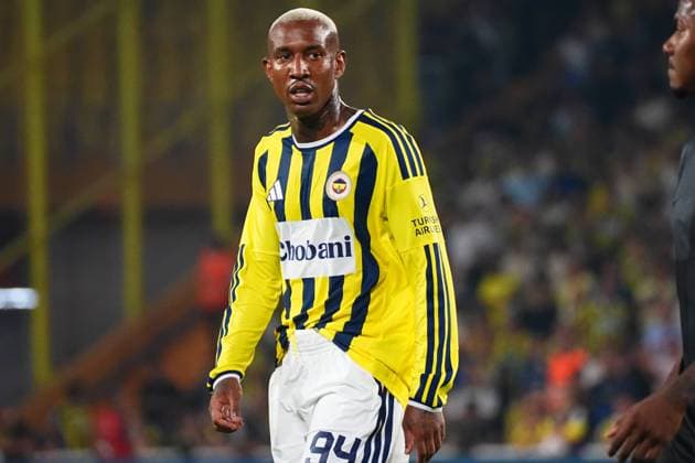 ISTANBUL, TURKEY - AUGUST 5: Anderson Talisca of Fenerbahce SK celebrates after scoring the first goal of his team during the UEFA Champions League 2026 27 third qualifying round first leg match between Fenerbahce SK and Sturm Graz at Fenerbahce Sükrü Saracoglu Spor Kompleksi on August 5, 2026 in Istanbul, Turkey. Istanbul Turkey Copyright: xSeskimphotox FBahce-SturmGraz-050826 (45)