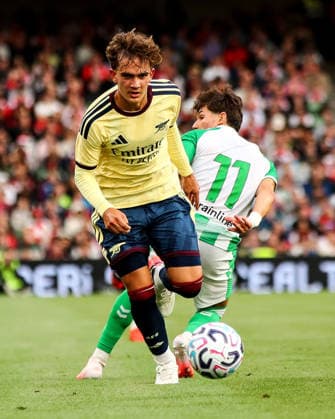 Preseason Friendly, Aviva Stadium, Dublin 5 8 2026 Arsenal vs Real Betis Arsenal™s Max Dowman in action Max Dowman in action 5 8 2026  Copyright: xx GH1_9845