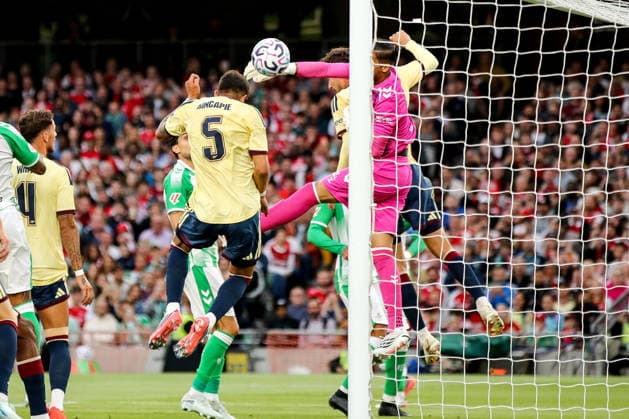 Preseason Friendly, Aviva Stadium, Dublin 5 8 2026 Arsenal vs Real Betis Arsenal™s Pierro Hincappie scores his sides 1st goal of the match Pierro Hincappie scores his sides 1st goal of the match 5 8 2026  Copyright: xx GH1_9892