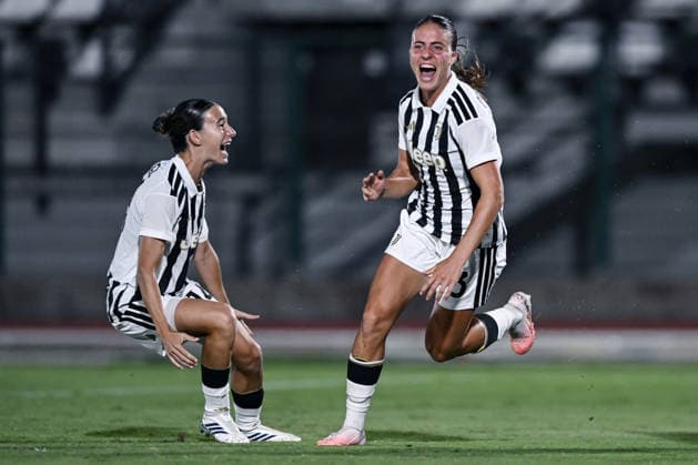 Db Biella(To) 05 08 2026 - qualificazione Women™s Champions League Juventus-Torreense foto Daniele Buffa Image nella foto: esultanza gol Estela Carbonell 