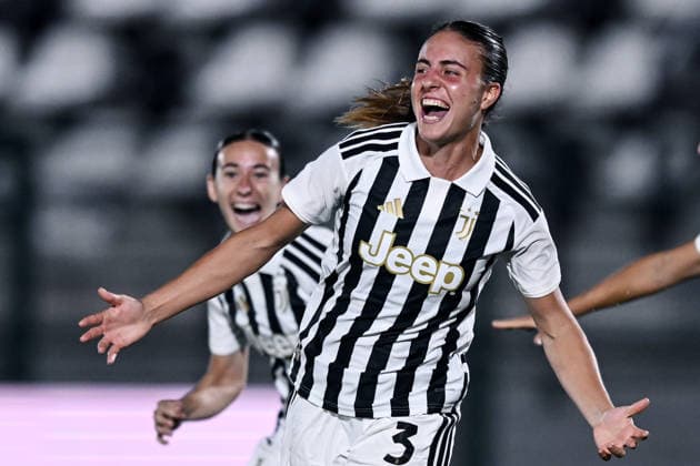 Db Biella(To) 05 08 2026 - qualificazione Women™s Champions League Juventus-Torreense foto Daniele Buffa Image nella foto: esultanza gol Estela Carbonell 