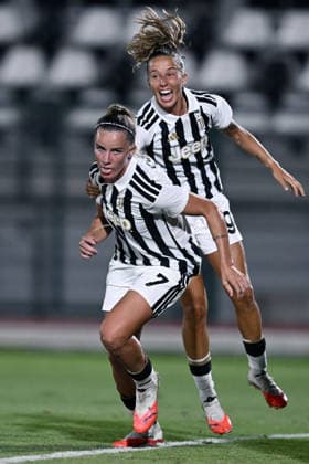 Db Biella(To) 05 08 2026 - qualificazione Women™s Champions League Juventus-Torreense foto Daniele Buffa Image nella foto: esultanza gol Ana Capeta 