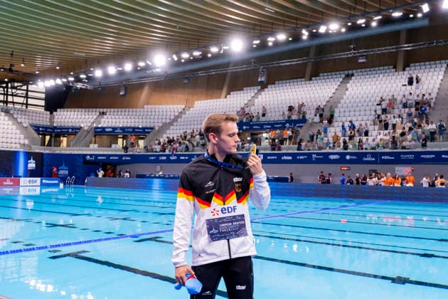 France, Paris, Centre Aquatique Olympique Metropole du Grand Paris, 05.08.2026, European Aquatics Championships Artistic Swimming, Day 6, Mens 3m Springboard Final, Moritz Wesemann of Germany, Photo by Eibner Pressefoto Tino Henschel European Aquatics Championships Artistic Swimming, Day 6, Mens 3m Springboard Final Paris *** France, Paris, Centre Aquatique Olympique Metropole du Grand Paris, August 5, 2026, European Aquatics Championships – Artistic Swimming, Day 6, Men’s 3-meter Springboard Final, Moritz Wesemann of Germany, Photo by Eibner Pressefoto Tino Henschel European Aquatics Championships Artistic Swimming, Day 6, Men’s 3-meter Springboard Final, Paris Copyright: xEibnerxPressefotox
