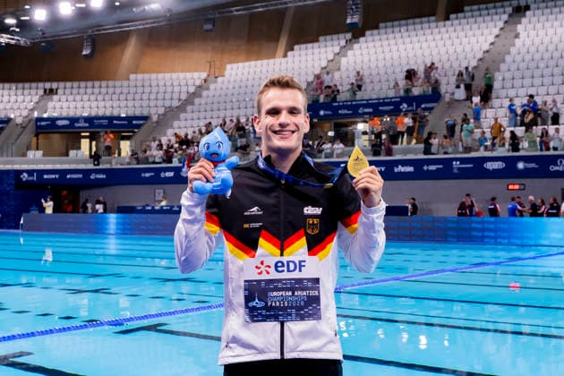 France, Paris, Centre Aquatique Olympique Metropole du Grand Paris, 05.08.2026, European Aquatics Championships Artistic Swimming, Day 6, Mens 3m Springboard Final, Moritz Wesemann of Germany, Photo by Eibner Pressefoto Tino Henschel European Aquatics Championships Artistic Swimming, Day 6, Mens 3m Springboard Final Paris *** France, Paris, Centre Aquatique Olympique Metropole du Grand Paris, August 5, 2026, European Aquatics Championships – Artistic Swimming, Day 6, Men’s 3-meter Springboard Final, Moritz Wesemann of Germany, Photo by Eibner Pressefoto Tino Henschel European Aquatics Championships Artistic Swimming, Day 6, Men’s 3-meter Springboard Final, Paris Copyright: xEibnerxPressefotox