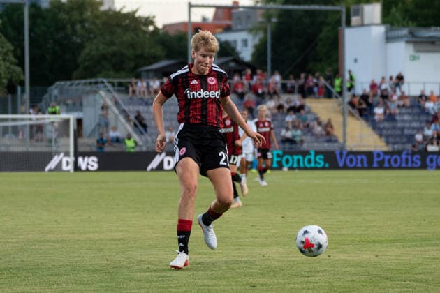 05.08.2026, xhfmx, Fussball CLQ HF 2. Qualirunde, Eintracht Frankfurt - Omonia Nicosia Paulina Krumbiegel (Eintracht Frankfurt, 27) (DFL DFB REGULATIONS PROHIBIT ANY USE OF PHOTOGRAPHS as IMAGE SEQUENCES and or QUASI-VIDEO) Frankfurt *** August 5, 2026, xhfmx, Soccer CLQ HF 2 Qualifying Round, Eintracht Frankfurt vs. Omonia Nicosia, Paulina Krumbiegel, Eintracht Frankfurt, 27 DFL DFB REGULATIONS PROHIBIT ANY USE OF PHOTOGRAPHS as IMAGE SEQUENCES and or QUASI-VIDEO Frankfurt