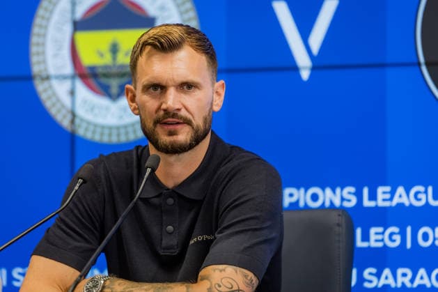 SOCCER - UEFA CL, Fenerbahce vs Sturm ISTANBUL,TURKEY,05.AUG.26 - SOCCER - UEFA Champions League, qualification, Fenerbahce Istanbul vs Sturm Graz, press conference, PK, Pressekonferenz Image shows head coach Fabio Ingolitsch (Sturm).  GEPAxpictures xMatthiasxTrinkl
