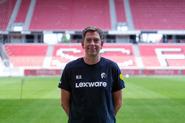 Markus Behrens (SC Freiburg, Physiotherapeut); SC Freiburg; 1.BL, Bundesliga, Porträttermin 2026 2027 Freiburg Europa-Park Stadion Baden-Wuerttemberg Deutschland *** Markus Behrens, SC Freiburg; Physical Therapist, SC Freiburg 1st Division; Bundesliga; Profile Session 2026–2027; Freiburg; Europa-Park Stadium; Baden-Württemberg; Germany Copyright: AA_STEINSIEK.CH