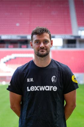 Michael Mueller (SC Freiburg, Torwart-Trainer); SC Freiburg; 1.BL, Bundesliga, Porträttermin 2026 2027 Freiburg Europa-Park Stadion Baden-Wuerttemberg Deutschland *** Michael Mueller, SC Freiburg, Goalkeeper Coach for SC Freiburg 1 (Bundesliga), Bundesliga, Profile Session 2026–2027, Freiburg, Europa-Park Stadium, Baden-Württemberg, Germany Copyright: AA_STEINSIEK.CH