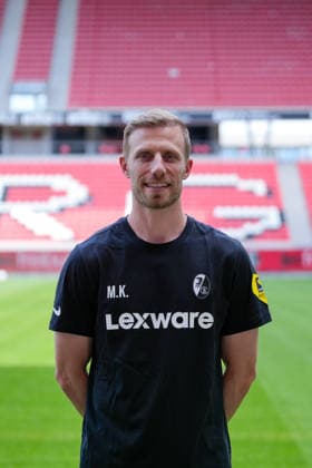Maximilian Kessler (SC Freiburg, Athletiktrainer); SC Freiburg; 1.BL, Bundesliga, Porträttermin 2026 2027 Freiburg Europa-Park Stadion Baden-Wuerttemberg Deutschland *** Maximilian Kessler, SC Freiburg; Strength and Conditioning Coach, SC Freiburg 1 (Bundesliga); Bundesliga; Profile Session 2026–2027; Freiburg; Europa-Park Stadium; Baden-Württemberg; Germany Copyright: AA_STEINSIEK.CH