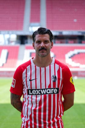 Anthony Jung (SC Freiburg, 05); SC Freiburg; 1.BL, Bundesliga, Porträttermin 2026 2027 Freiburg Europa-Park Stadion Baden-Wuerttemberg Deutschland *** Anthony Jung, SC Freiburg, May 5, SC Freiburg 1, Bundesliga, Profile Session 2026–2027, Freiburg, Europa-Park Stadium, Baden-Württemberg, Germany Copyright: AA_STEINSIEK.CH