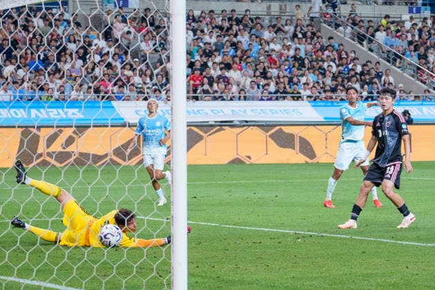 2026 2026 Coupang Play Series football match ( Team K League vs Manchester City FC - 2026 08 05 ) SEOUL, SOUTH KOREA, AUGUST 05: Tijjani Reijnders of Manchester City scores his team s goal during the 2026 Coupang Play Series football match between Team K League and Manchester City FC at the Seoul World Cup Stadium in Seoul, South Korea, on August 05, 2026. Seoul Seoul World Cup Stadium South Korea 8284_287537 Copyright: xStevexChoxKyewoong PentaxPressx