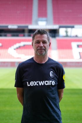 Stefan Spohn (SC Freiburg, Busfahrer); SC Freiburg; 1.BL, Bundesliga, Porträttermin 2026 2027 Freiburg Europa-Park Stadion Baden-Wuerttemberg Deutschland *** Stefan Spohn, SC Freiburg; SC Freiburg 1st Division bus driver; Bundesliga; photo shoot 2026–2027; Freiburg; Europa-Park Stadium; Baden-Württemberg, Germany Copyright: AA_STEINSIEK.CH