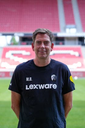 Markus Behrens (SC Freiburg, Physiotherapeut); SC Freiburg; 1.BL, Bundesliga, Porträttermin 2026 2027 Freiburg Europa-Park Stadion Baden-Wuerttemberg Deutschland *** Markus Behrens, SC Freiburg; Physical Therapist, SC Freiburg 1st Division; Bundesliga; Profile Session 2026–2027; Freiburg; Europa-Park Stadium; Baden-Württemberg; Germany Copyright: AA_STEINSIEK.CH