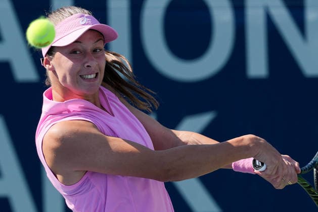 National Bank Open 2026 - Day 5 TORONTO, CANADA - AUGUST 5 : Zeynep Sonmez of Turkiye in action against Maria Sakkari of Greece in the round of 64 during the WTA, Tennis Damen 1000 National Bank Open in Toronto, Ontario, Canada on August 5, 2026. Mert Alper Dervis Anadolu Ontario Canada. Editorial use only. Please get in touch for any other usage.  Copyright: x2026xAnadoluxMertxAlperxDervisx