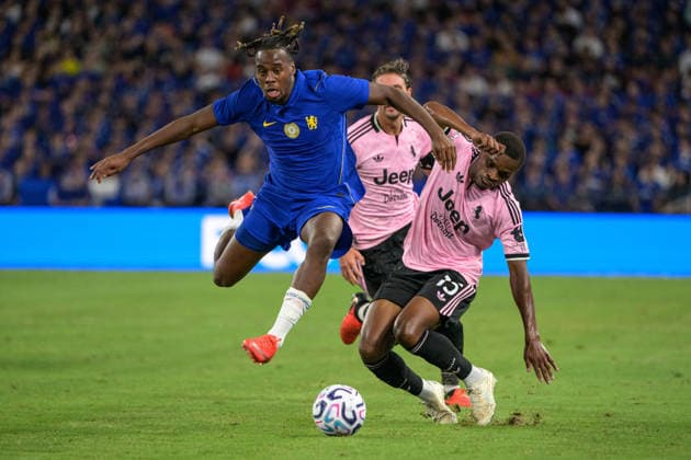 August 5, 2026, Hong Kong, China: Chelsea s JAMIE GITTENS in action during the Chelsea vs Juventus Friendly Match in Hong Kong, China. Juventus won the match 1-0. Hong Kong China - ZUMAr144 20260805_zap_r144_015 Copyright: xJaynexRussellx
