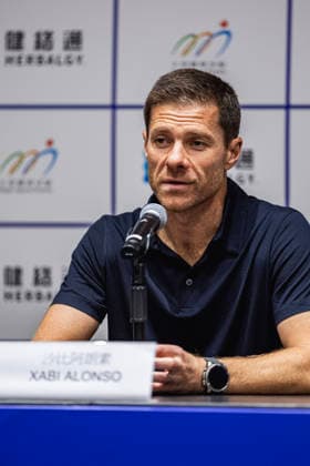 HONG KONG, CHINA - AUGUST 05: Xabi Alonso, head coach of Chelsea, attends a press conference, PK, Pressekonferenz following a match between Chelsea and Juventus during Hong Kong Football Festival 2026 at Kai Tak Stadium on August 5, 2026 in Hong Kong, China.  Copyright: xVCGx 111658319696