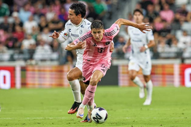 August 5, 2026, Miami, Florida, USA: DANIEL PINTER (56) of Inter Miami CF controls a ball during a Leagues Cup 2026 soccer match between Inter Miami CF and Atletico de San Luis Soccer 2026: Inter Miami CF 4:2 Atletico De San Luis.  - ZUMAa257 20260805_zsp_a257_004 Copyright: xChrisxArjoonx