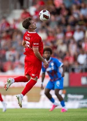 FUSSBALL REGIONALLIGA NORDOST - SAISON 2026-2027 - 3. SPIELTAG FC ROT WEISS ERFURT - SV TASMANIA BERLIN ** NUR FÜR REDAKTIONELLE ZWECKE ** EDITORIAL USE ONLY **<p>05 08 2026-Erfurt: Fussball Regionalliga Nordost 3. Spieltag Saison 2026-2027 Steigerwaldstadion FC Rot Weiss Erfurt - SV Tasmania Berlin im Foto: Lucas Falcao 55 (Rot-Weiß Erfurt) ( Deutschland Thueringen Erfurt Copyright: SaschaxFromm *** SOCCER REGIONAL LEAGUE NORTHEAST 2026–2027 SEASON, MATCHDAY 3: FC ROT WEISS ERFURT VS. SV TASMANIA BERLIN ** FOR EDITORIAL PURPOSES ONLY ** EDITORIAL USE ONLY ** p 05 08 2026 Erfurt Soccer Regional League Northeast Matchday 3, 2026–2027 Season, Steigerwaldstadion, FC Rot Weiss Erfurt vs. SV Tasmania Berlin. Pictured: Lucas Falcao, 55, Rot Weiss Erfurt, Germany, Thuringia, Erfurt. Copyright SaschaxFromm Copyright: SaschaxFromm doc871c29koh0yhd0qiubf ,EDITORIAL USE ONLY